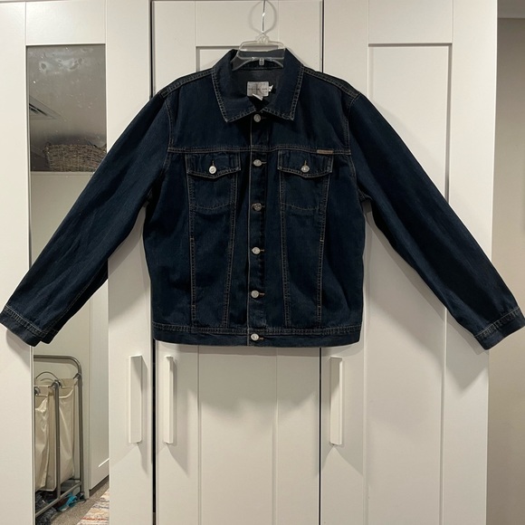 Gently Used Calvin Klein 90’ Trucker Denim Jacket Size XL - Picture 3 of 13